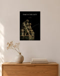Time Is the Gift – Angeln Poster – 30 × 42 cm ohne Rahmen – Raumansicht – Art Bros