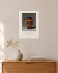 Halsamphora – Abschied der Krieger – Griechisch, attisch – 30 × 42 cm ohne Rahmen – Raumansicht – Art Bros