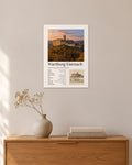 Wartburg Eisenach Wandbild – 30 × 42 cm ohne Rahmen – Raumansicht – Art Bros
