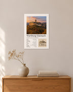 Wartburg Eisenach Wandbild – 30 × 42 cm ohne Rahmen – Raumansicht – Art Bros