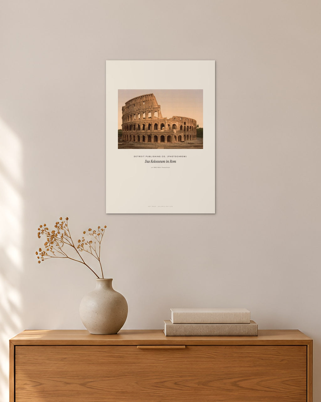 Das Kolosseum in Rom – Detroit Publishing Co. (Photochrom) – 30 × 42 cm ohne Rahmen – Raumansicht – Art Bros