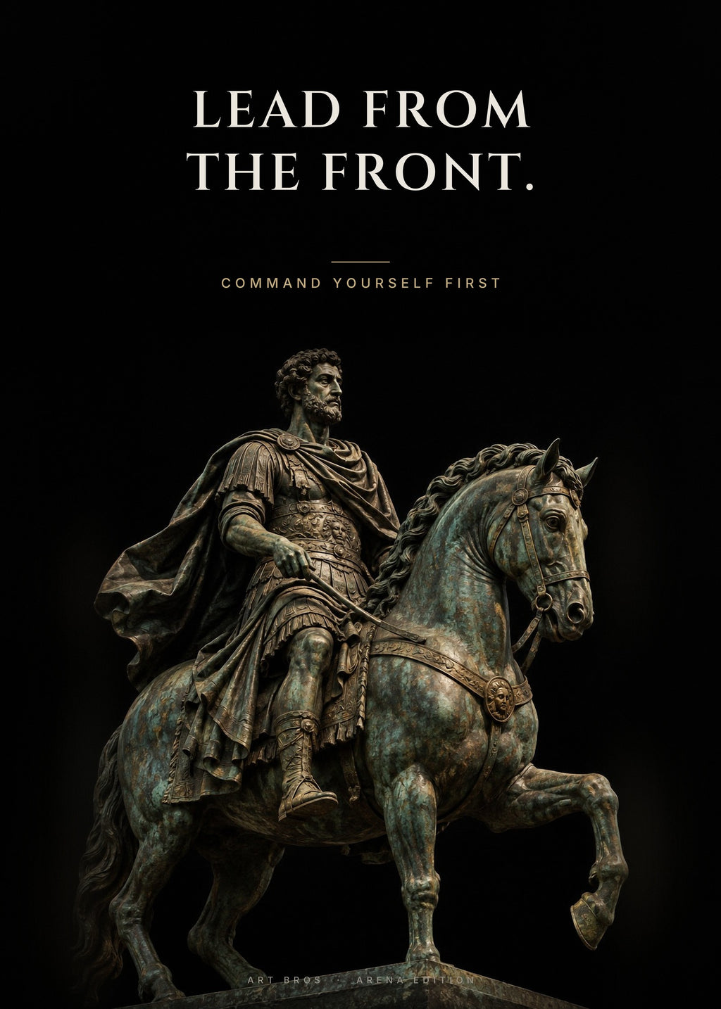 Lead From the Front – Feldherr Poster – Art Bros