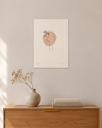 Musa No. 15 – Abstraktes Wandbild – 30 × 42 cm ohne Rahmen – Raumansicht – Art Bros