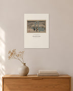Schnee am Gion-Schrein – Utagawa Hiroshige – 30 × 42 cm ohne Rahmen – Raumansicht – Art Bros