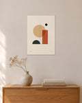 Forma No. 11 – Abstraktes Wandbild – 30 × 42 cm ohne Rahmen – Raumansicht – Art Bros