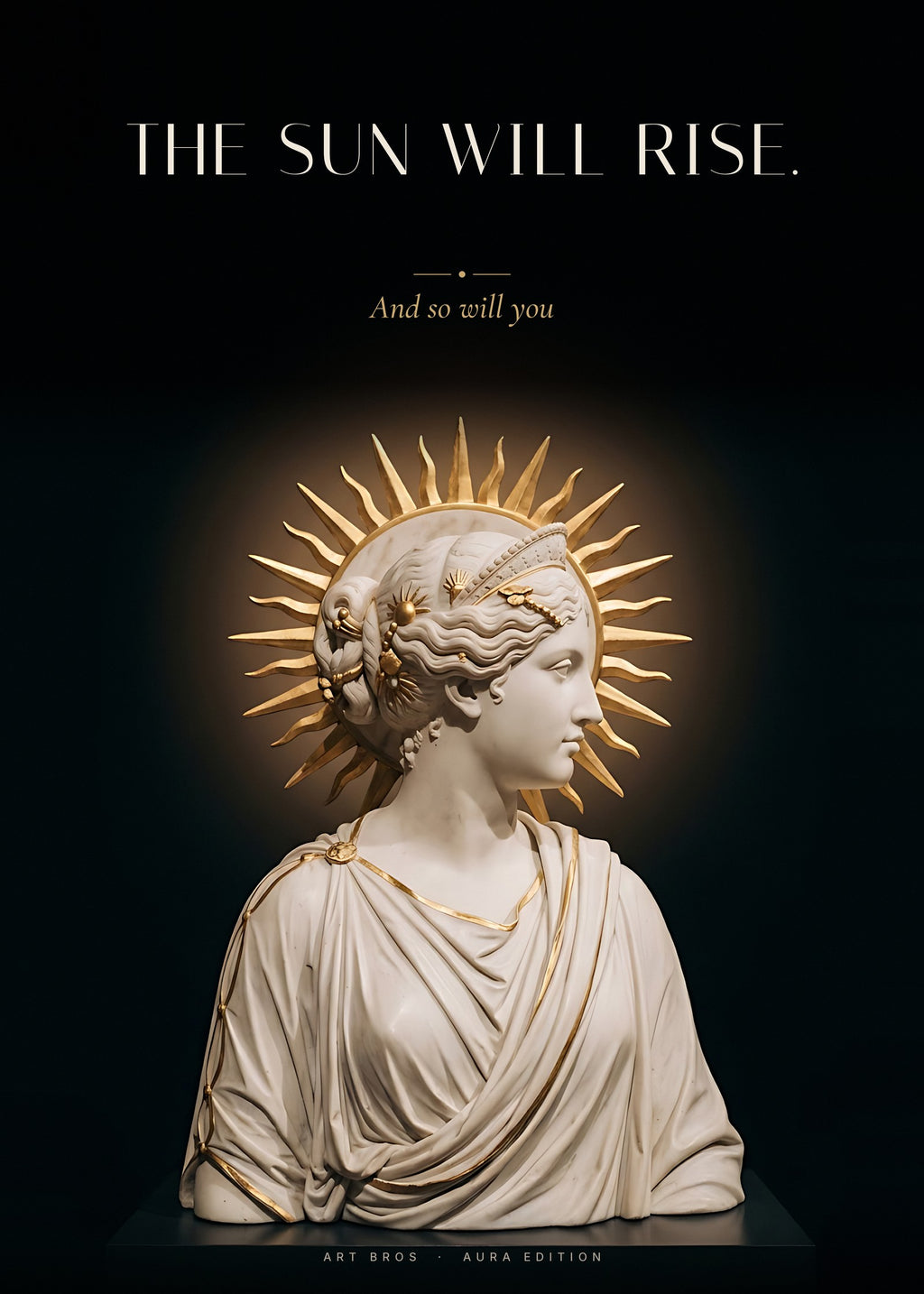 The Sun Will Rise – Sonne Poster – Art Bros