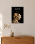 Healed Is Beautiful – Goldene Risse Poster – 30 × 42 cm ohne Rahmen – Raumansicht – Art Bros