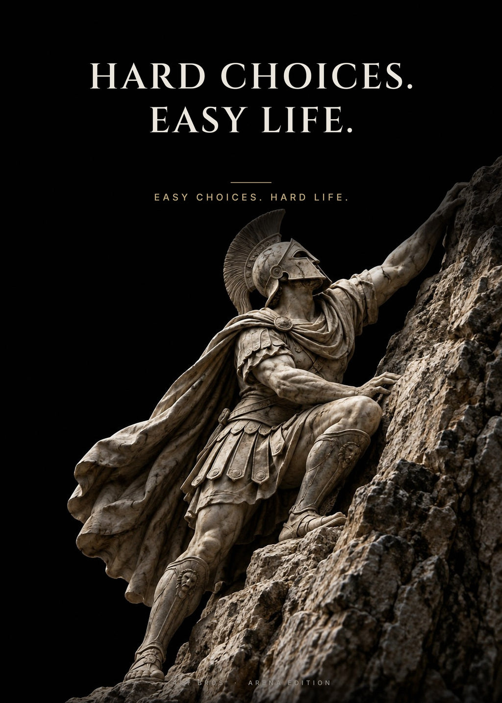 Hard Choices. Easy Life – Aufstieg Poster – Art Bros