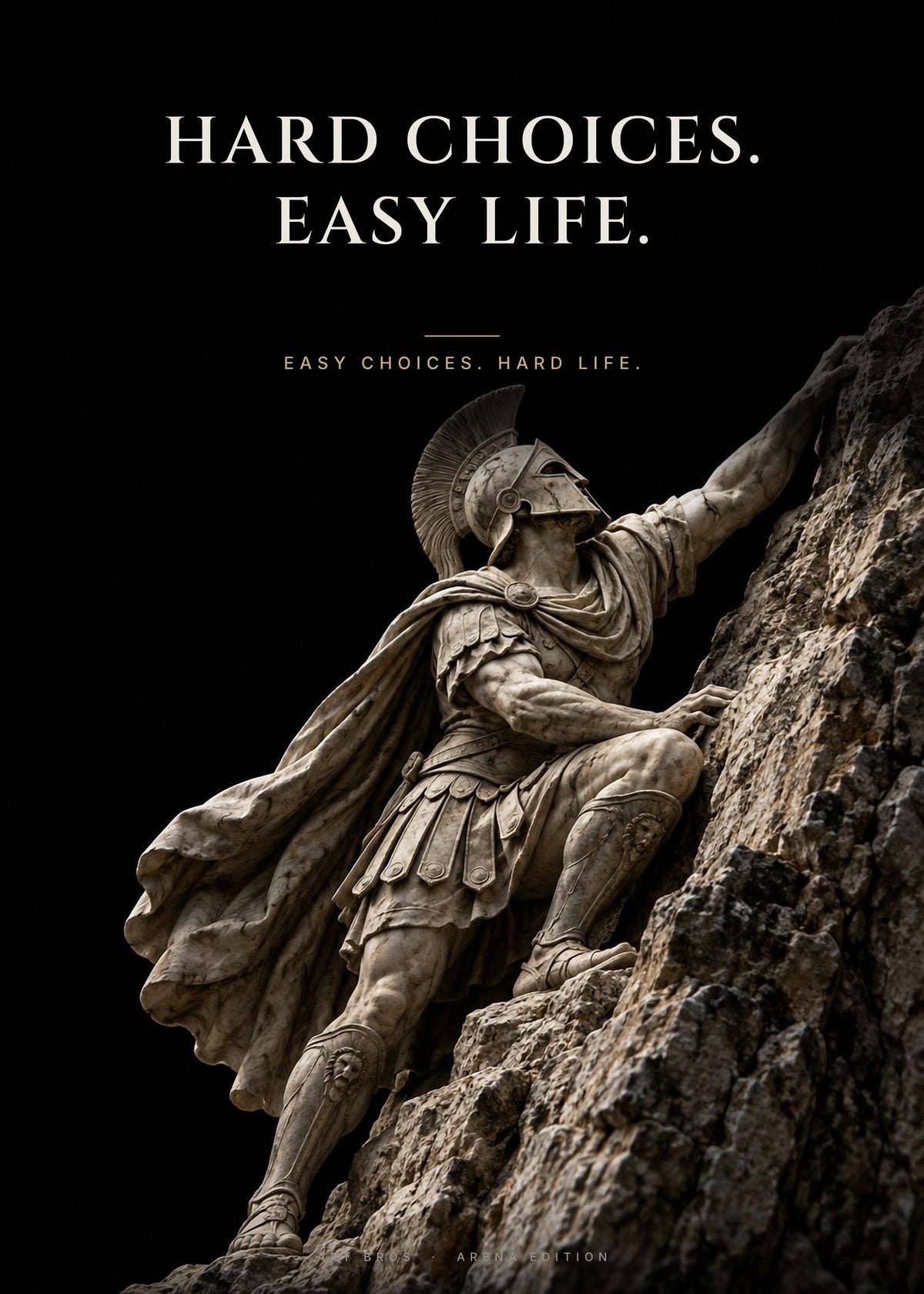 Hard Choices. Easy Life – Aufstieg Poster – Art Bros