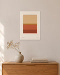Orizzonte No. 17 – Abstraktes Wandbild – 30 × 42 cm ohne Rahmen – Raumansicht – Art Bros