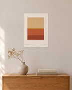 Orizzonte No. 17 – Abstraktes Wandbild – 30 × 42 cm ohne Rahmen – Raumansicht – Art Bros