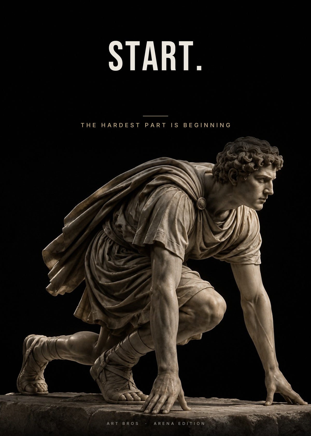 Start – Sprinter Poster – Art Bros