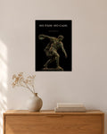 No Pain. No Gain – Diskuswerfer Poster – 30 × 42 cm ohne Rahmen – Raumansicht – Art Bros