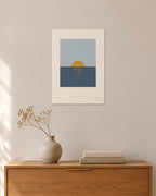 Mare No. 19 – Abstraktes Wandbild – 30 × 42 cm ohne Rahmen – Raumansicht – Art Bros