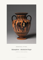 Halsamphora – Abschied der Krieger – Griechisch, attisch – Kunstdruck – Art Bros