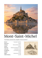 Mont-Saint-Michel Wandbild – Kunstdruck – Art Bros