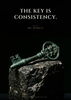 The Key Is Consistency – Schlüssel Poster – Art Bros