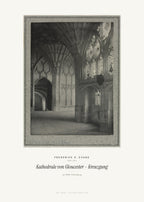 Kathedrale von Gloucester – Kreuzgang – Frederick H. Evans – Kunstdruck – Art Bros