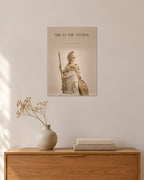 She Is the Storm – Athena Poster – 30 × 42 cm ohne Rahmen – Raumansicht – Art Bros