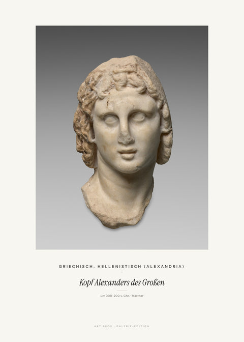 Kopf Alexanders des Großen – Griechisch, hellenistisch (Alexandria)