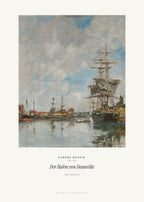 Der Hafen von Deauville – Eugène Boudin – Kunstdruck – Art Bros