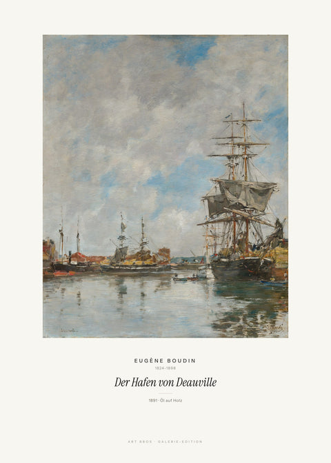 Der Hafen von Deauville – Eugène Boudin