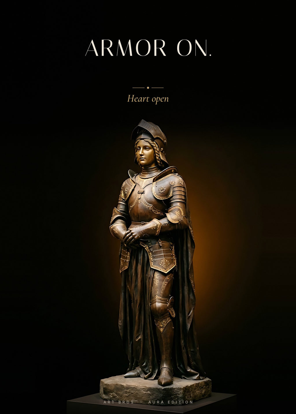 Armor on – Ritterin Poster – Art Bros