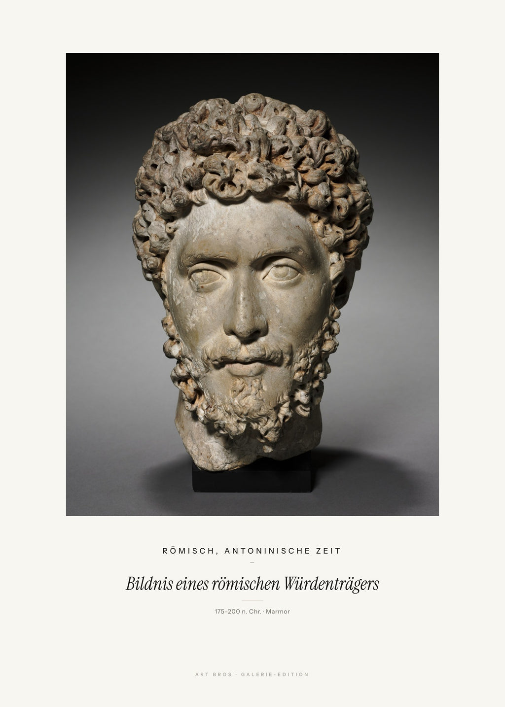 Bildnis eines römischen Würdenträgers – Römisch, antoninische Zeit – Kunstdruck – Art Bros