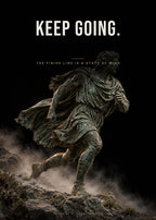 Keep Going – Läufer Poster – Art Bros
