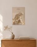 Fierce – Tigerin Poster – 30 × 42 cm ohne Rahmen – Raumansicht – Art Bros