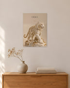 Fierce – Tigerin Poster – 30 × 42 cm ohne Rahmen – Raumansicht – Art Bros