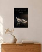 Go With the Flow – Schwebend Poster – 30 × 42 cm ohne Rahmen – Raumansicht – Art Bros