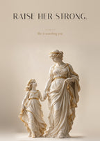 Raise Her Strong – Mutter und Tochter Poster – Art Bros