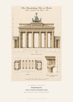Brandenburger Tor Blueprint – Art Bros