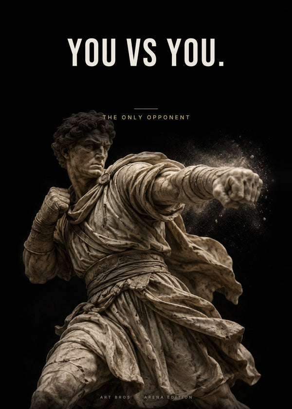 You Vs You – Boxer Poster – Art Bros