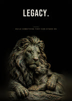 Legacy – Löwe mit Jungem Poster – Art Bros