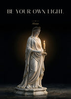 Be Your Own Light – Kerze Poster – Art Bros