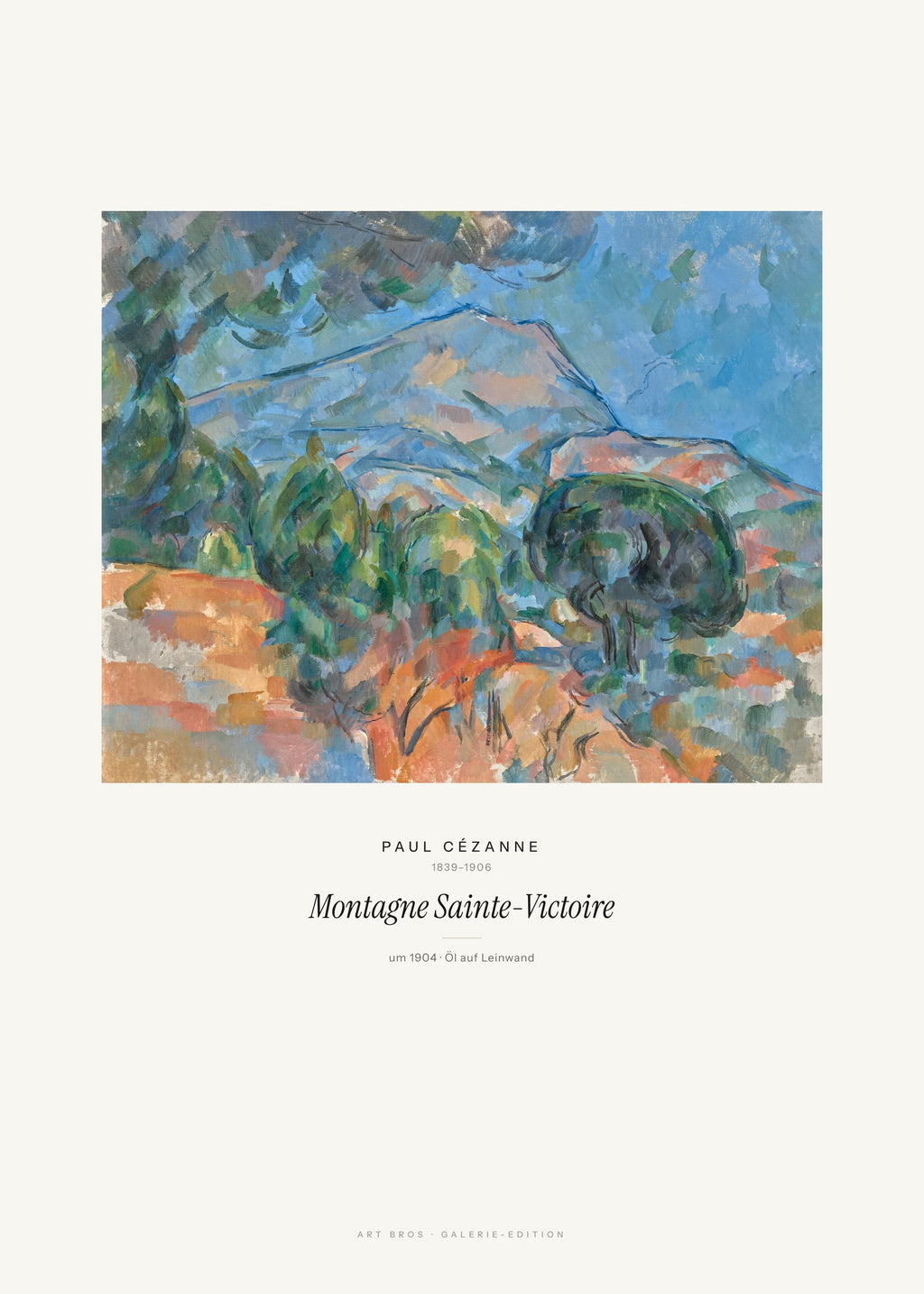 Montagne Sainte-Victoire – Paul Cézanne – Kunstdruck – Art Bros