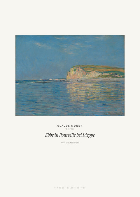 Ebbe in Pourville bei Dieppe – Claude Monet