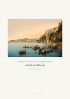 Sorrent vom Meer aus – Detroit Publishing Co. (Photochrom) – Kunstdruck – Art Bros