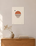Sole No. 03 – Abstraktes Wandbild – 30 × 42 cm ohne Rahmen – Raumansicht – Art Bros