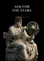Aim for the Stars – Astronom Poster – Art Bros