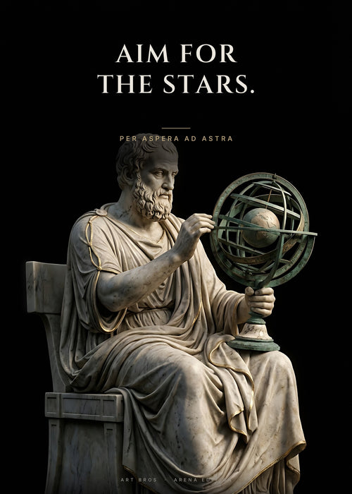Aim for the Stars – Astronom Poster – Art Bros