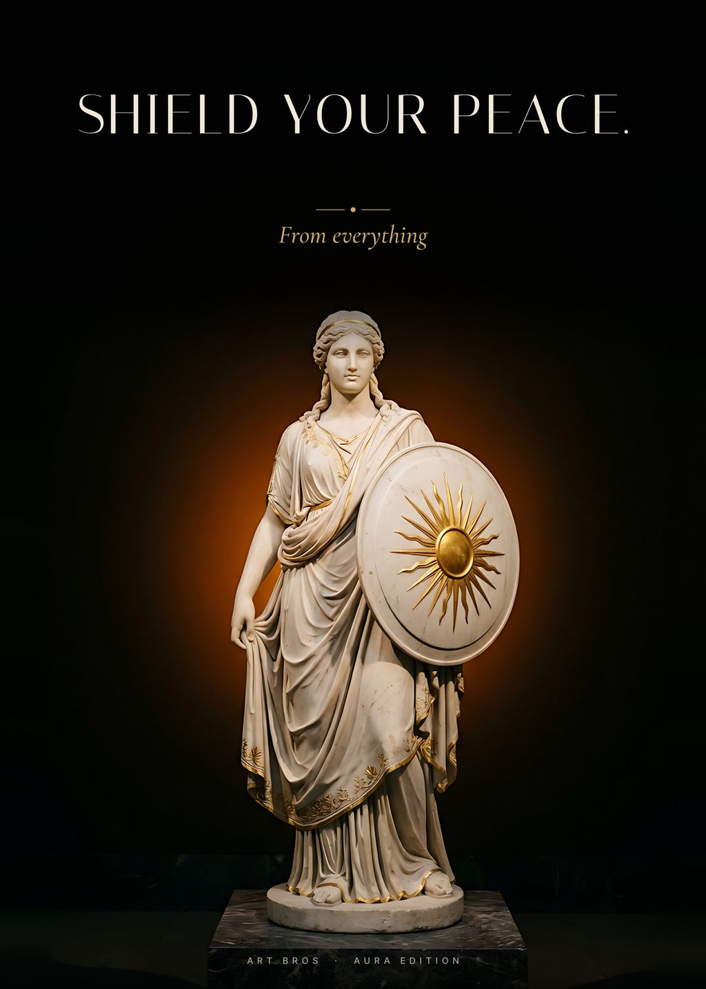 Shield Your Peace – Sonnenschild Poster – Art Bros