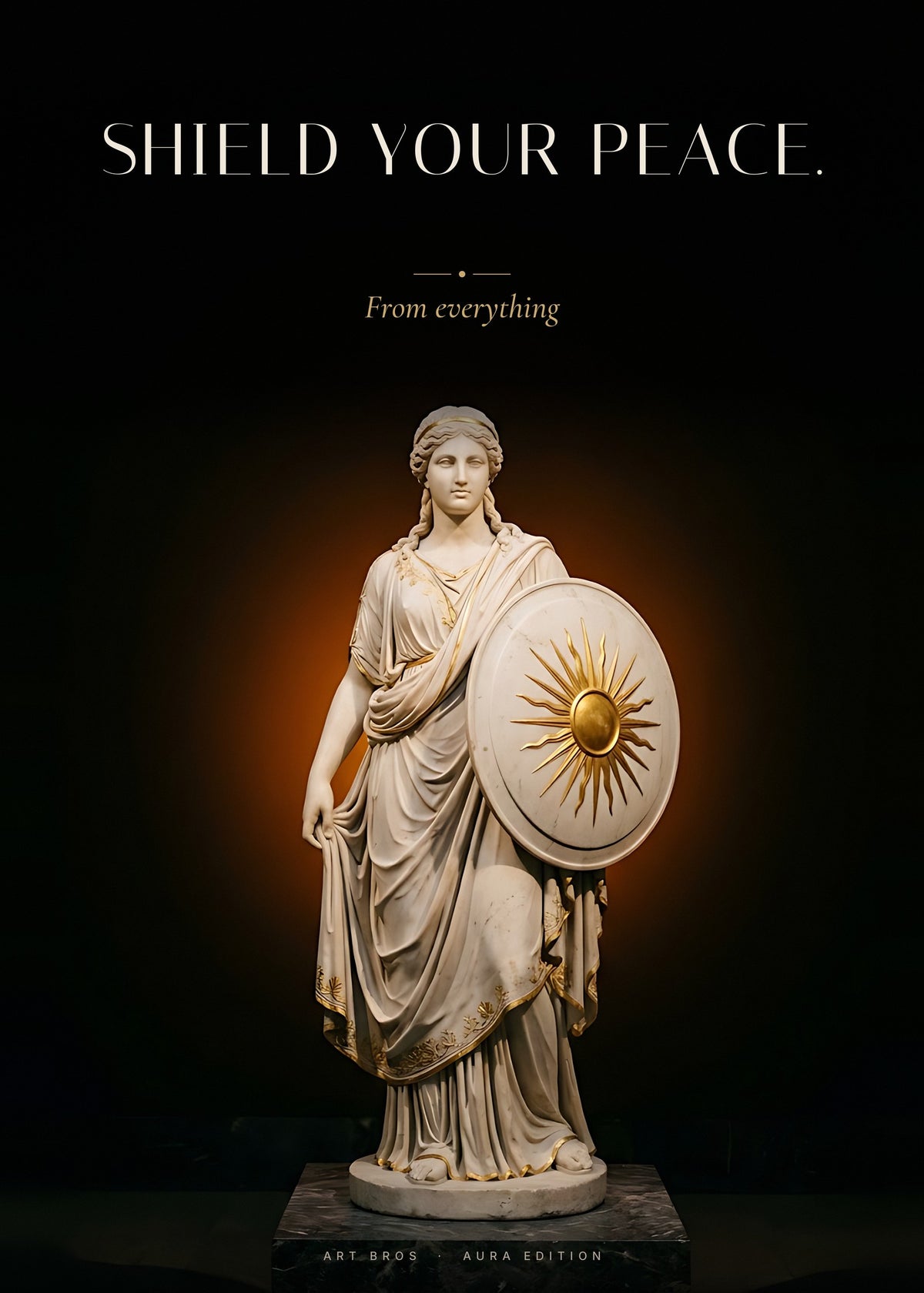 Shield Your Peace – Sonnenschild Poster – Art Bros