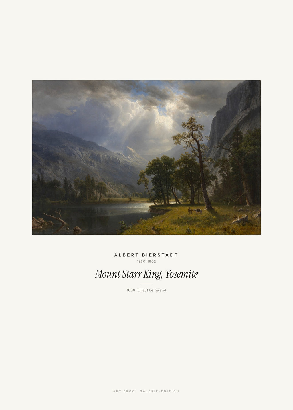 Mount Starr King, Yosemite – Albert Bierstadt – Kunstdruck – Art Bros
