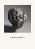 Kopf der Königin Hatschepsut (?) – Ägyptisch, Neues Reich, 18. Dynastie – Kunstdruck – Art Bros