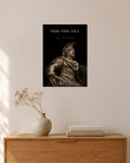 Veni. Vidi. Vici – Kriegsschrei Poster – 30 × 42 cm ohne Rahmen – Raumansicht – Art Bros