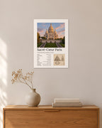 Sacré-Cœur Paris Wandbild – 30 × 42 cm ohne Rahmen – Raumansicht – Art Bros