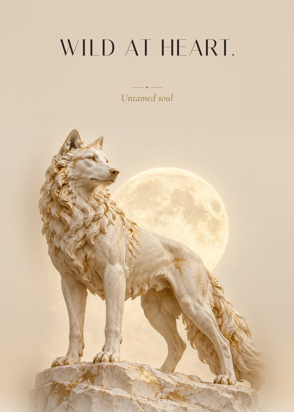 Wild at Heart – Wölfin Poster – Art Bros
